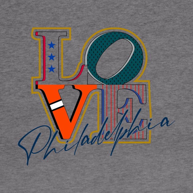 Love Philly by Mercado Graphic Design